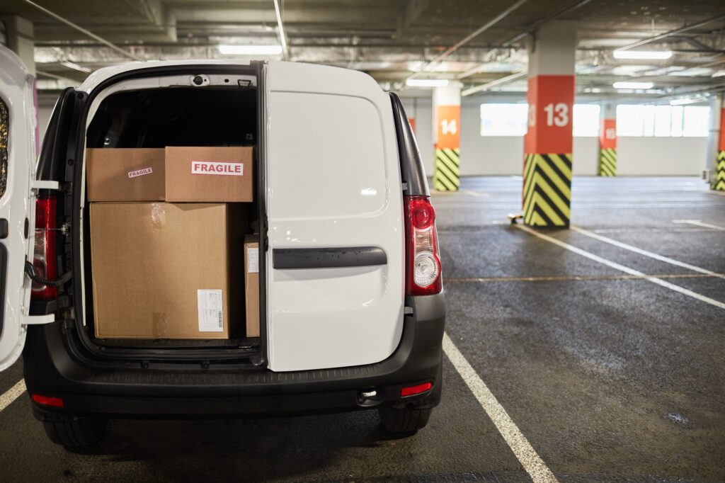 Delivery Van Background